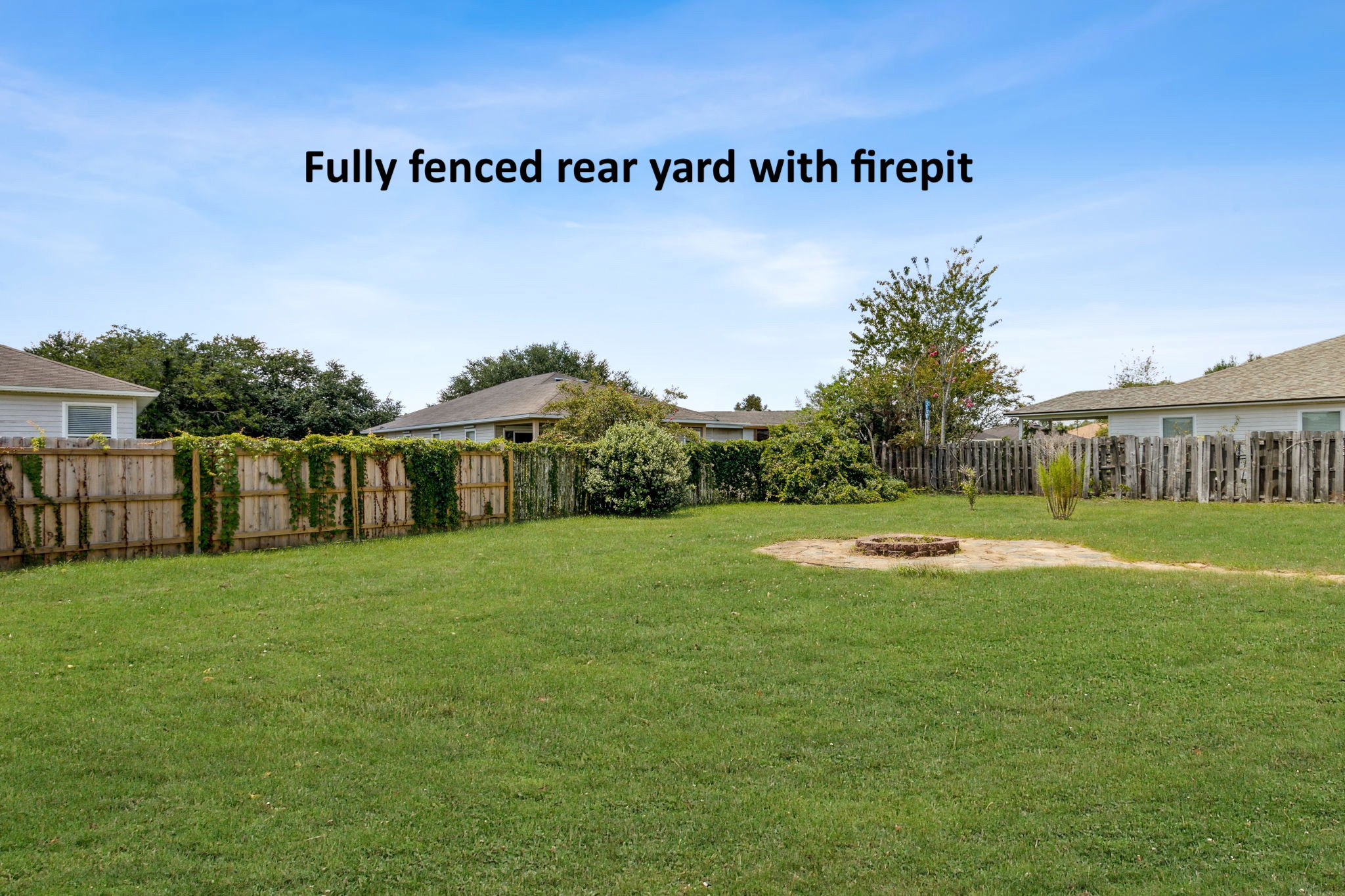 Gardening, cook-outs, play time, a pool, pet roaming ...