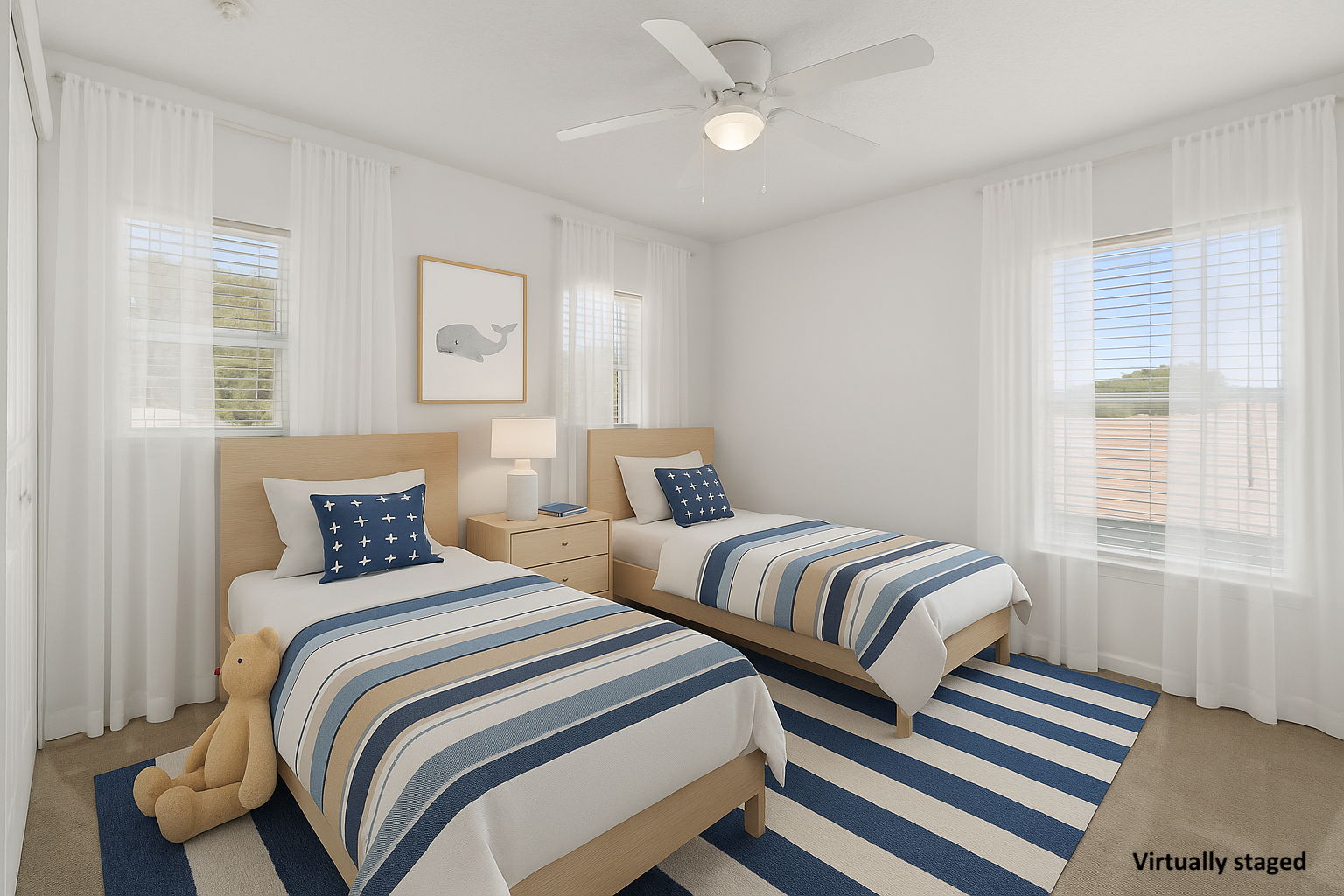 ... and come equipped with ceiling fans!