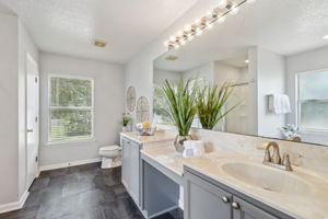 The master bath is also generous in size...