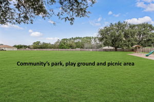The community features an expansive park ...