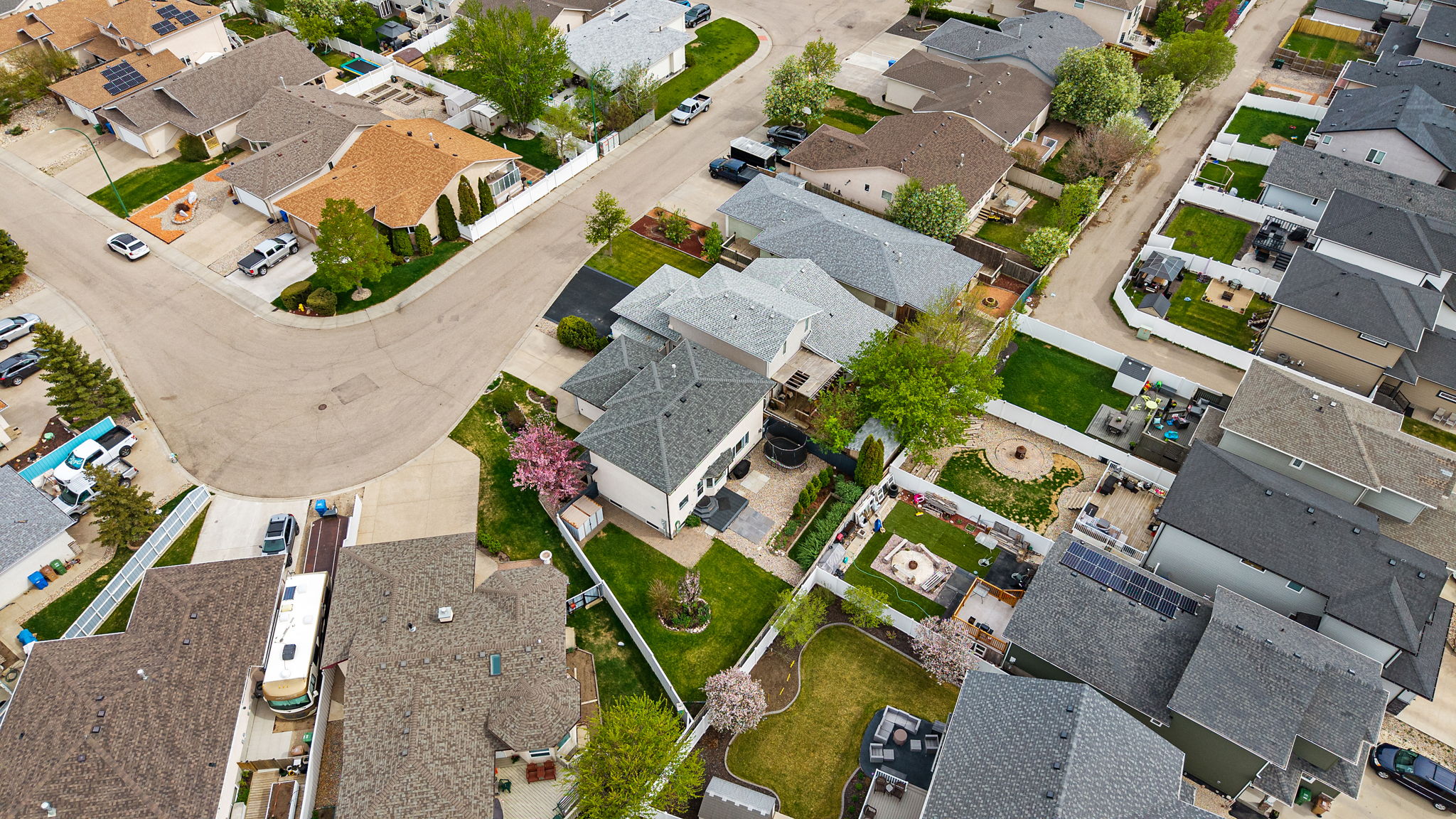 8628 Thurston Cres - 41. Drone - Backyard