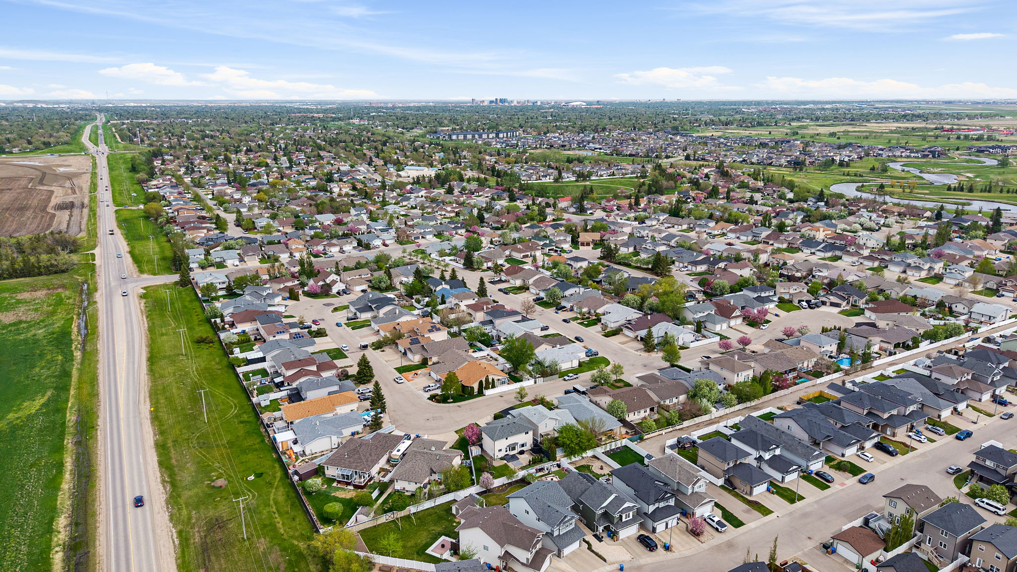 8628 Thurston Cres - 42. Drone - Back