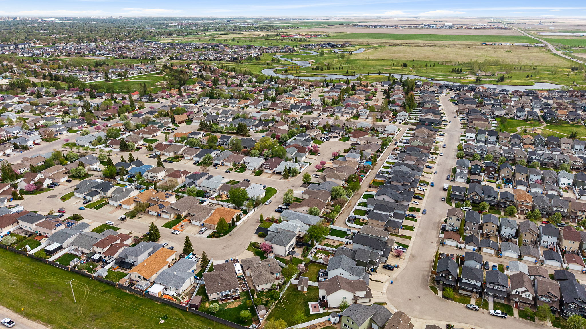 8628 Thurston Cres - 43. Drone - Back