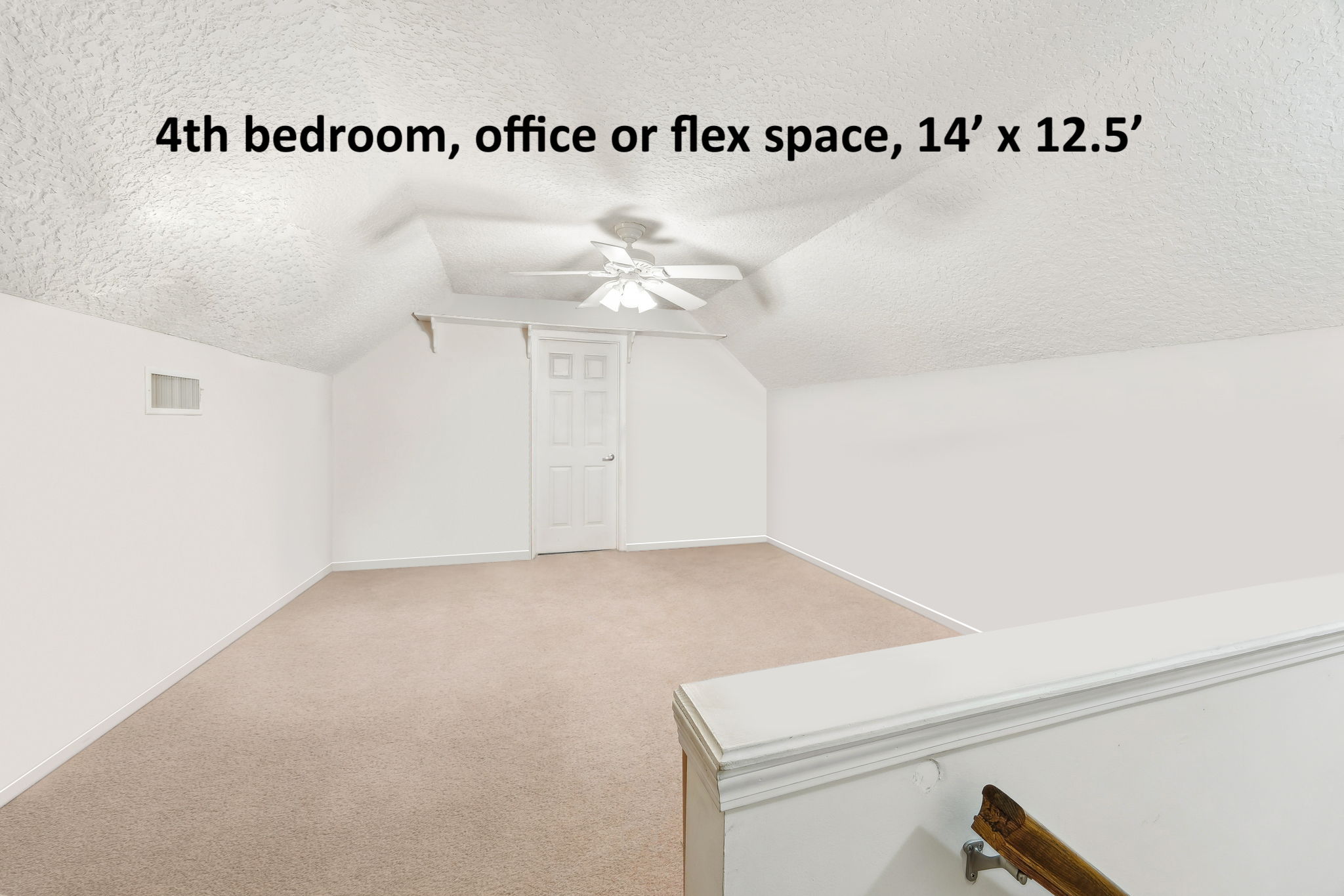 The 2nd floor offers a versatile flex space ideal as a 4th bedroom, secondary family room, or office ...