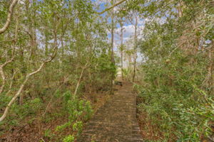 ... and a professionally installed dock ...