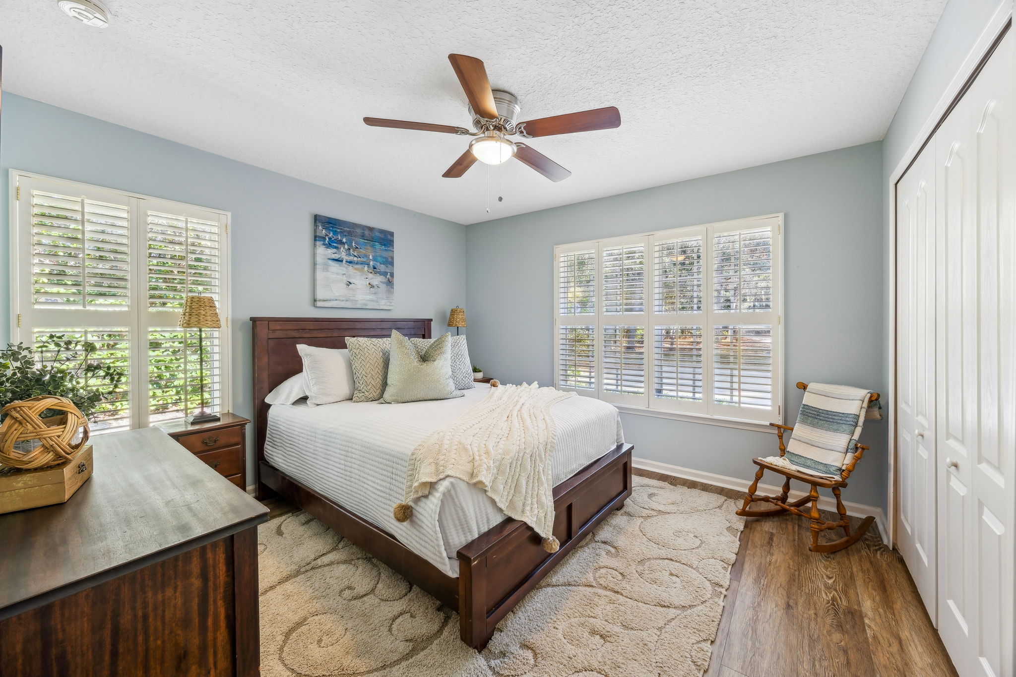 All bedrooms and baths have been updated with luxury plank flooring ...