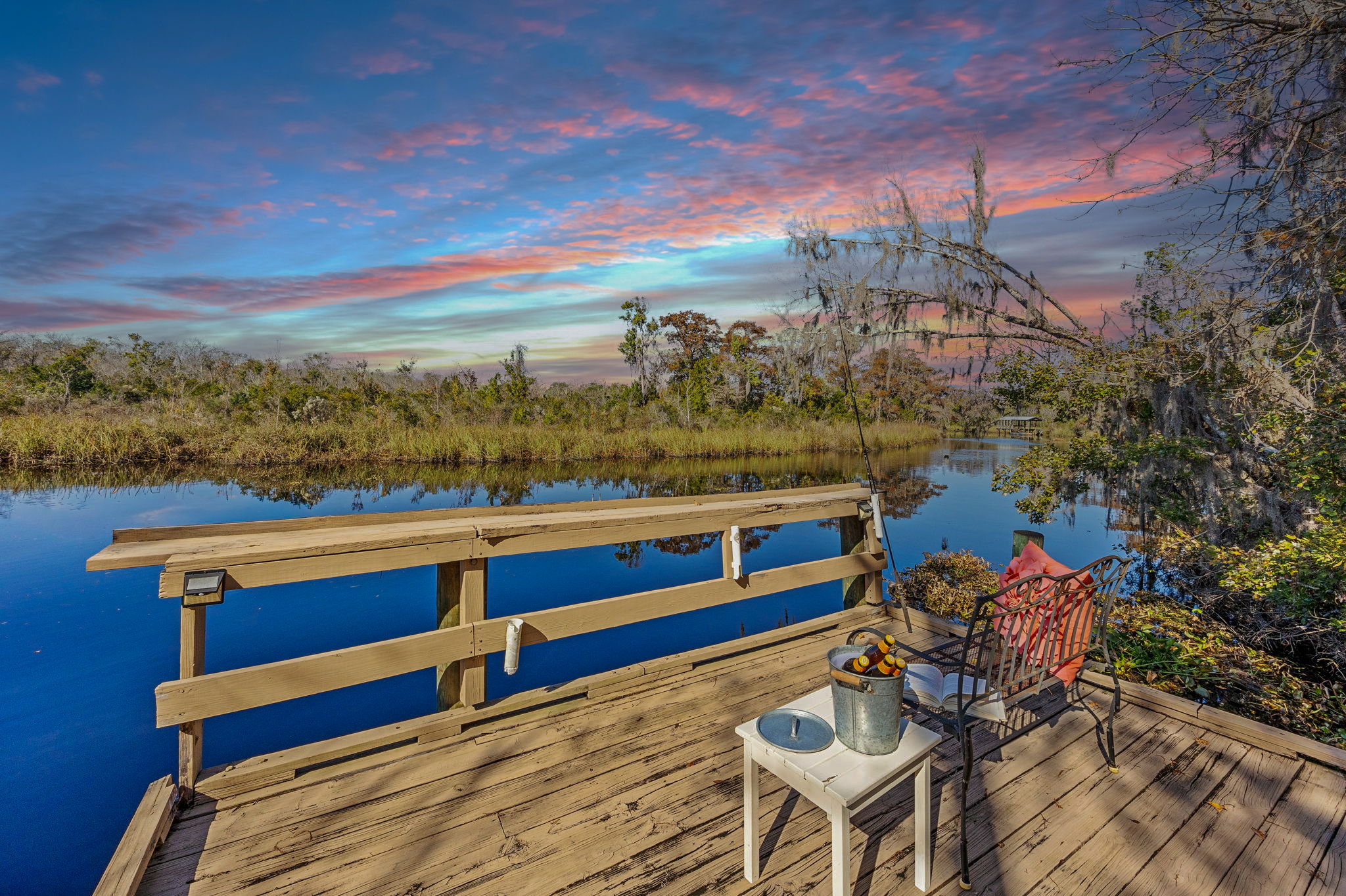 Facing due west, the sunsets are amazing ...