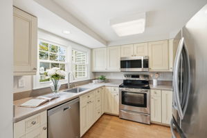 Gourmet Kitchen with Stainless Steel Appliances