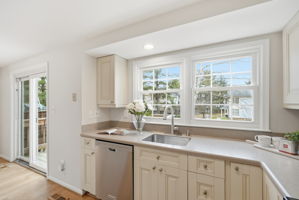 Gourmet Kitchen Overlooking Rear Deck