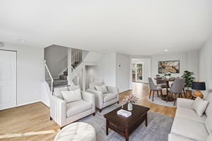 Expansive Living and Dining Room