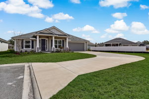 Extended driveway and 2-car garage  for plenty of parking