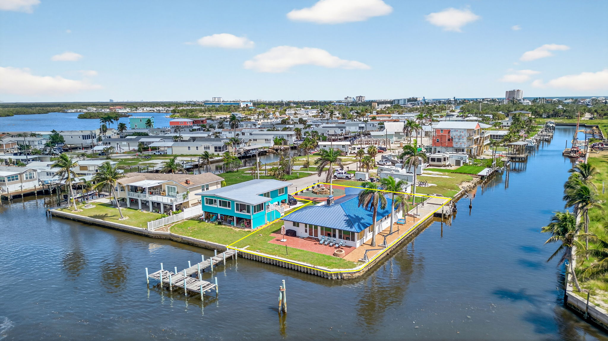 Aerial View 3 Lot Lines