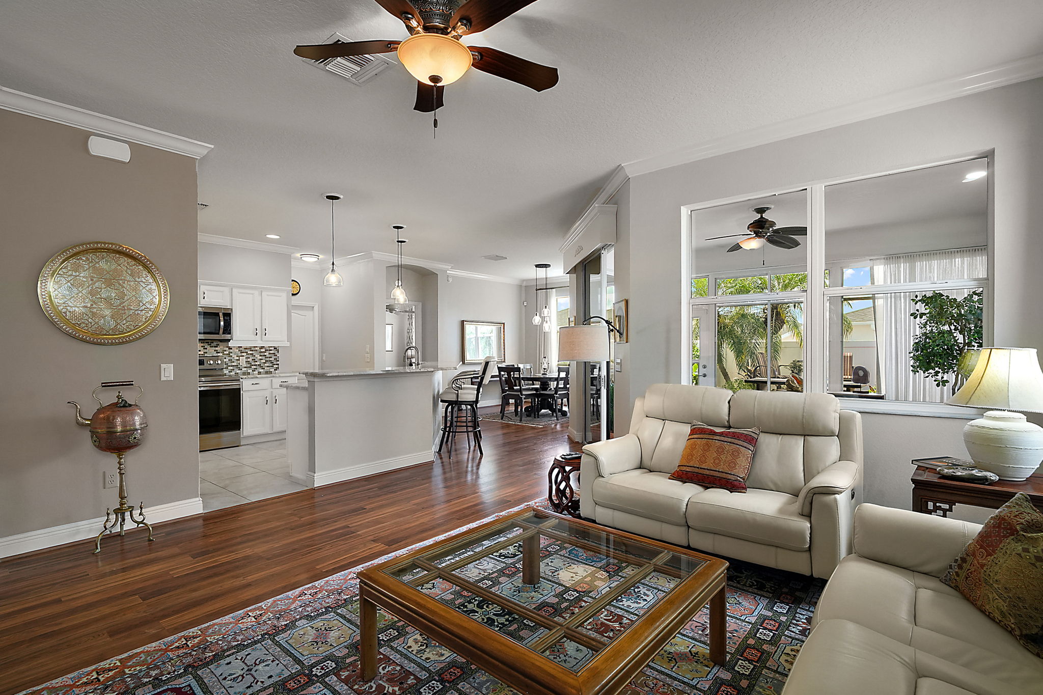 Living, Dining, and Kitchen