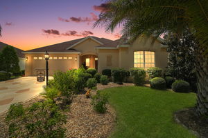 Twilight Front Elevation