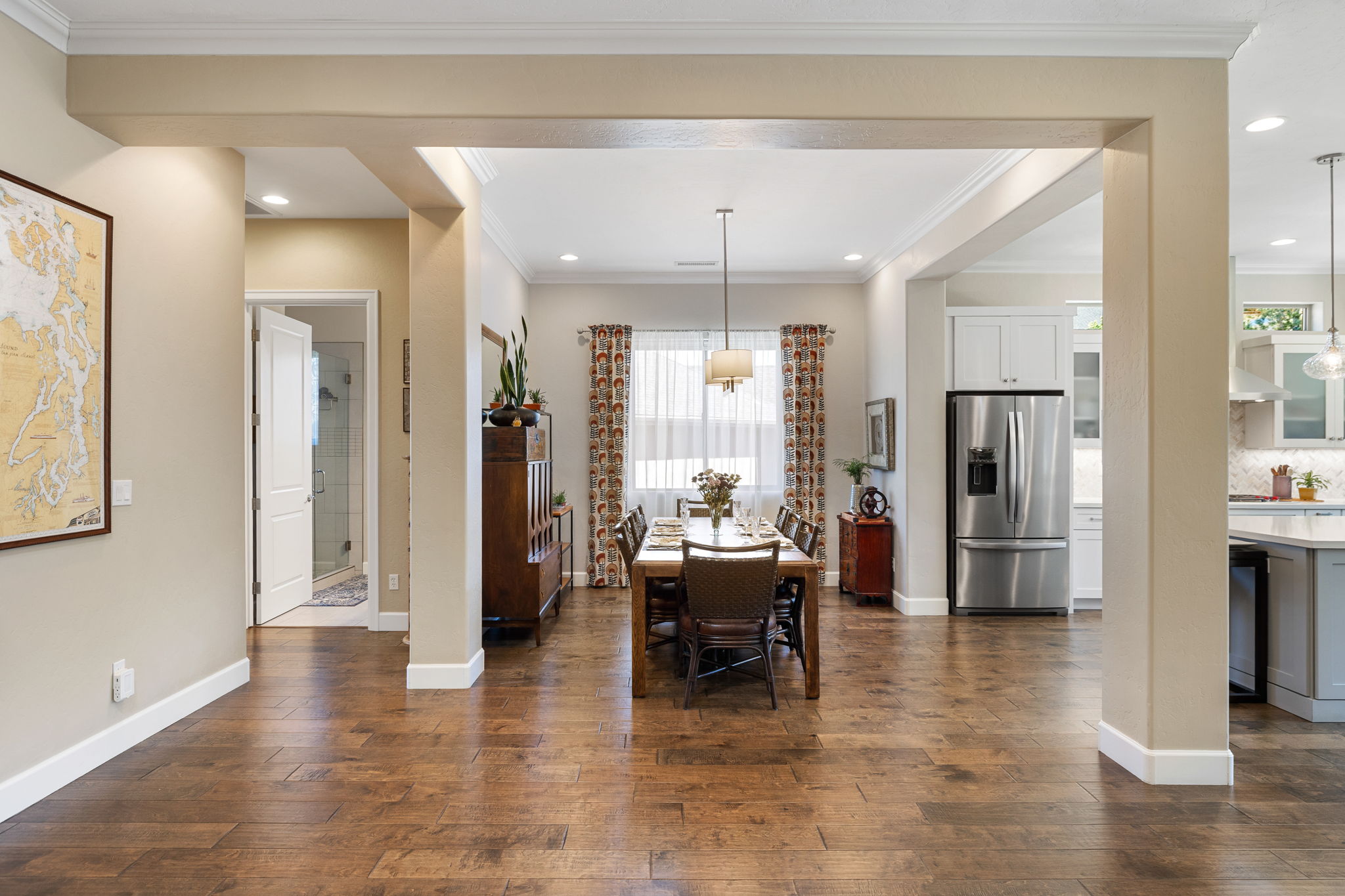 Living Room to Dining Room