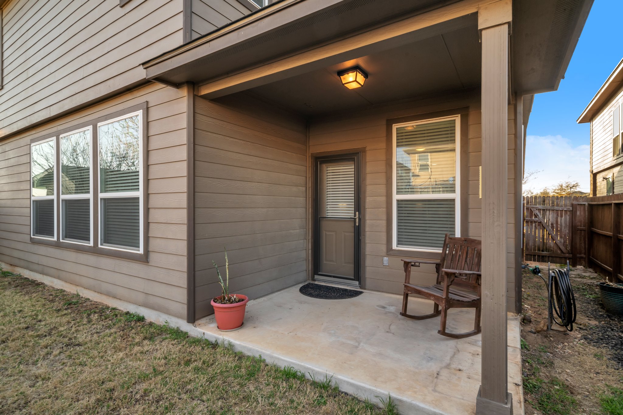 Covered Back Patio