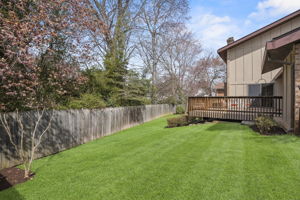 Private Yard, Backing To Trees