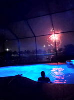 Pool Fireworks