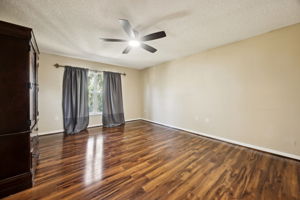 Spacious primary bedroom