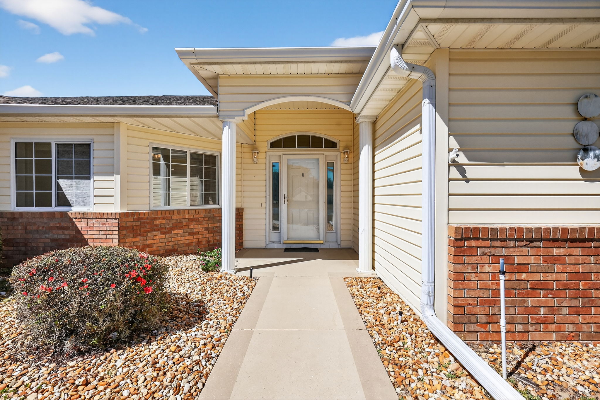 Covered Front Entry Vestibule
