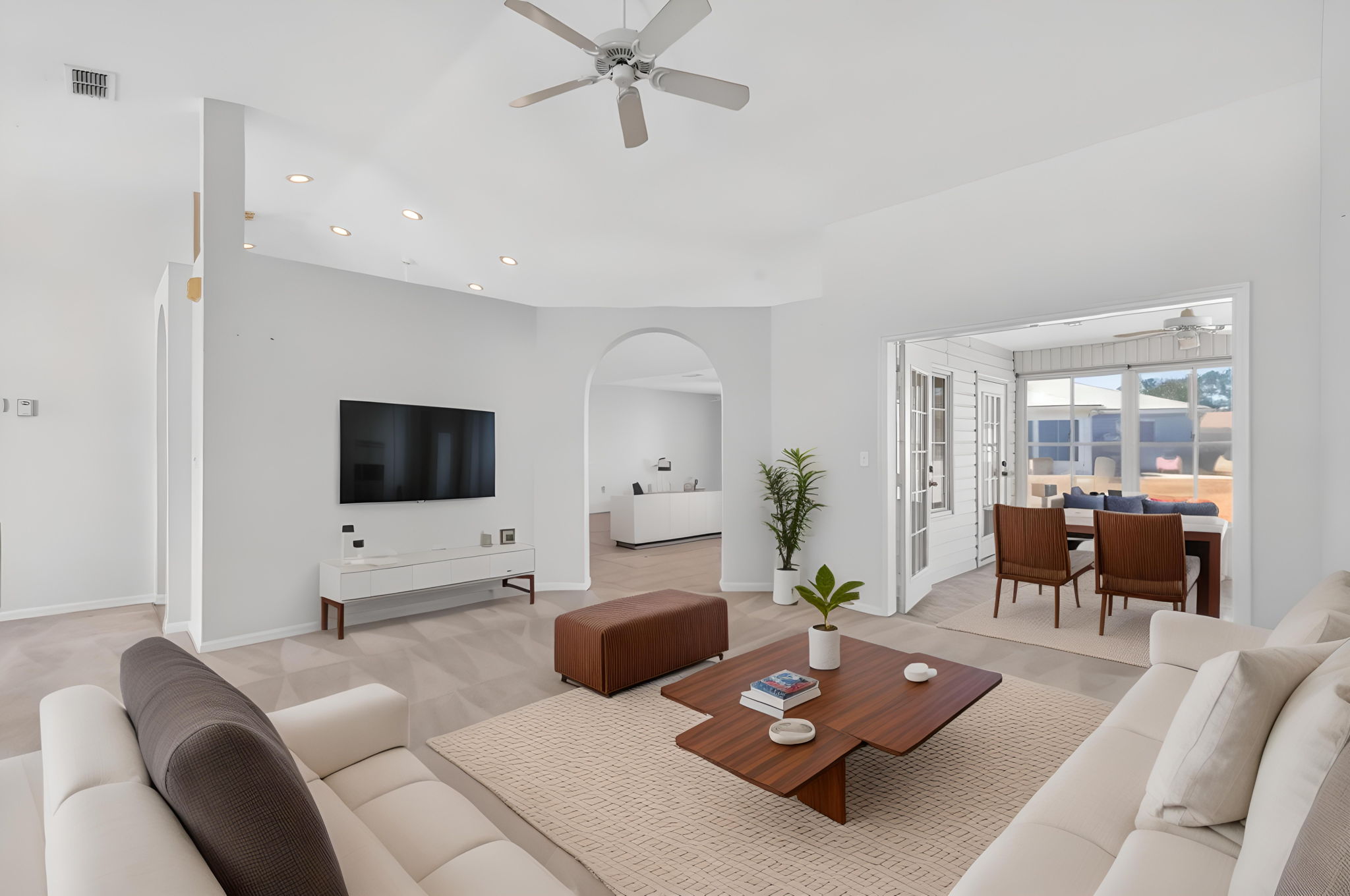 Living Room-Virtually Staged