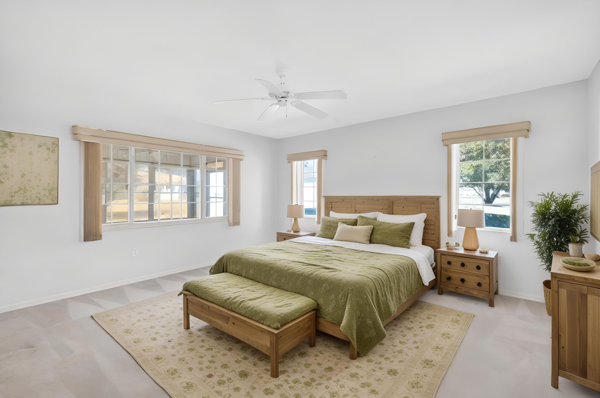 Primary Bedroom-Virtually Staged