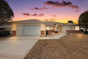 Twilight Front Elevation