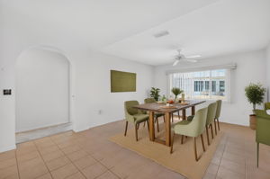 Florida Room/Dinette-Virtually Staged