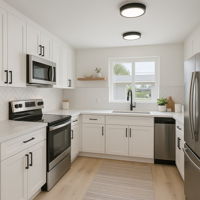Remodeled Rendering for Modernized Kitchen, Ask for More Details