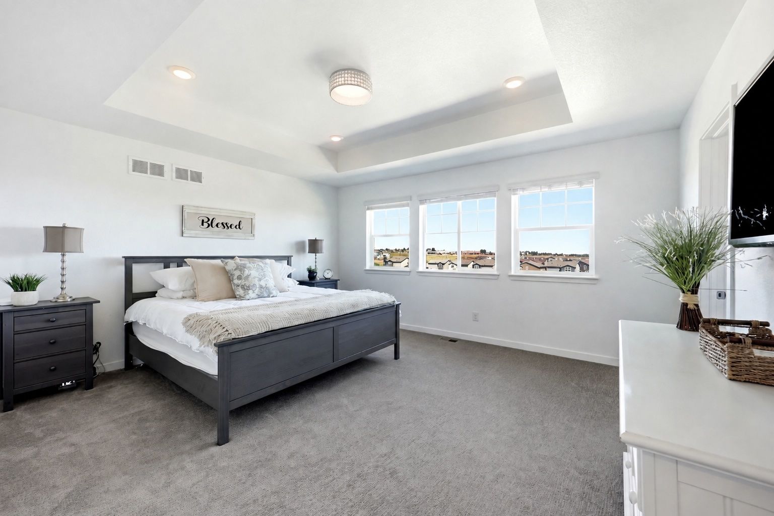 Primary Bedroom with views