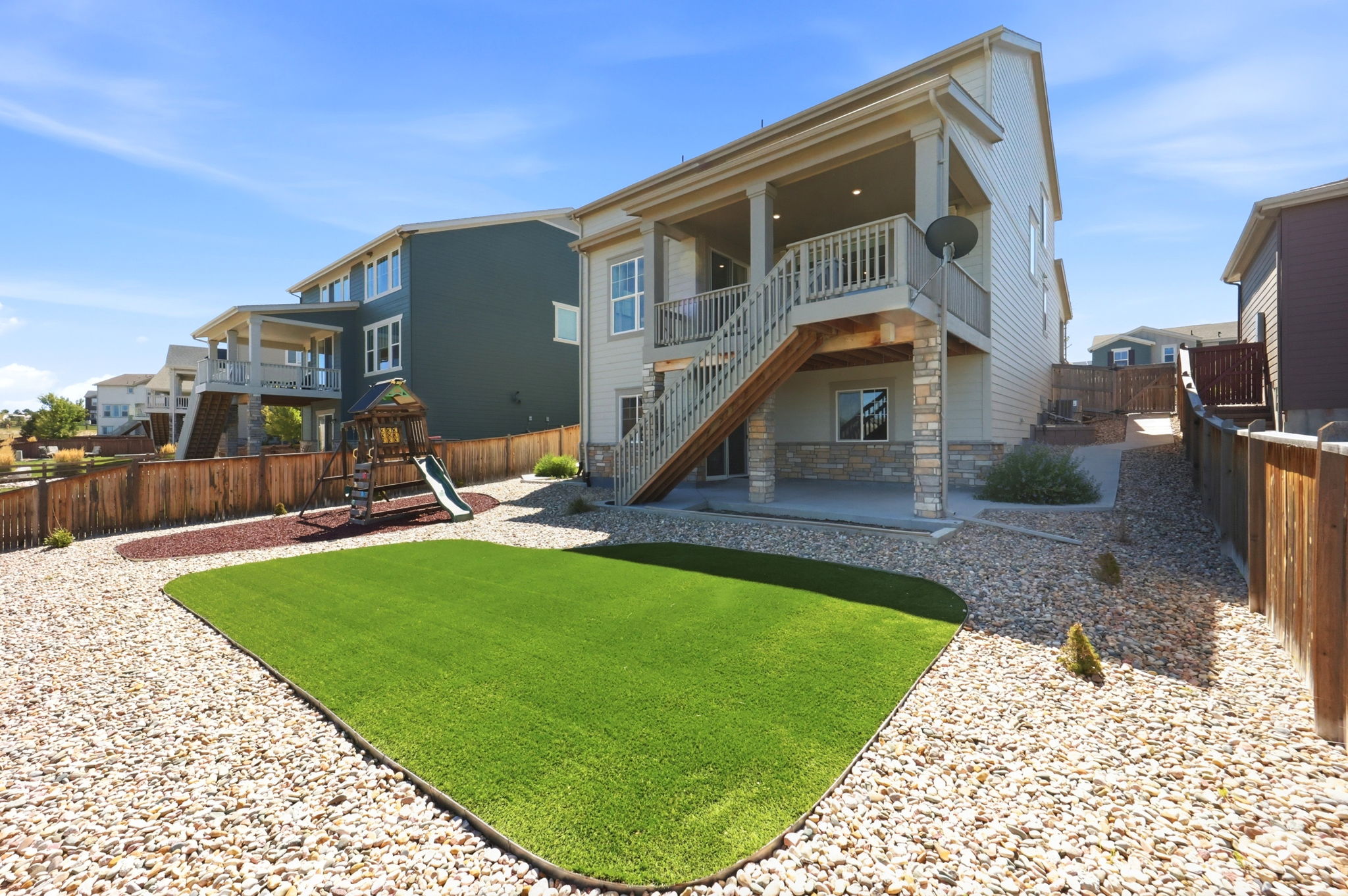 Low maintenance Backyard