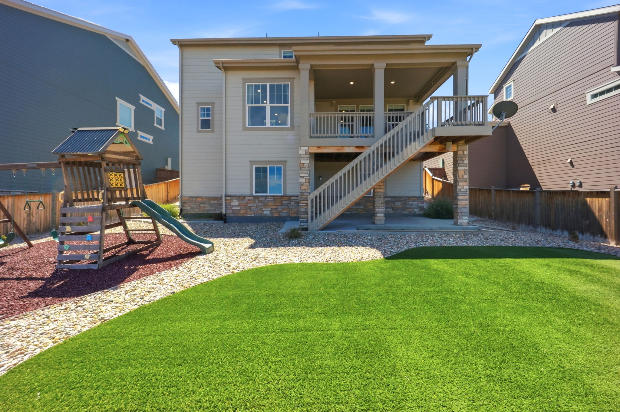 Backyard - Turf Lawn