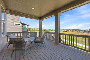 Spacious Deck Overlooking Open Space