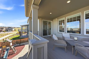 Deck Overlooking Backyard