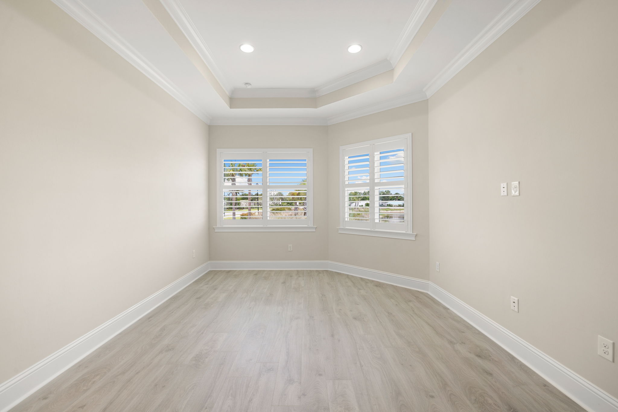 Primary Bedroom, plantation shutters