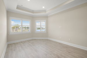 Primary Bedroom, plantation shutters
