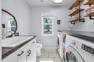 Powder Room and Laundry Room