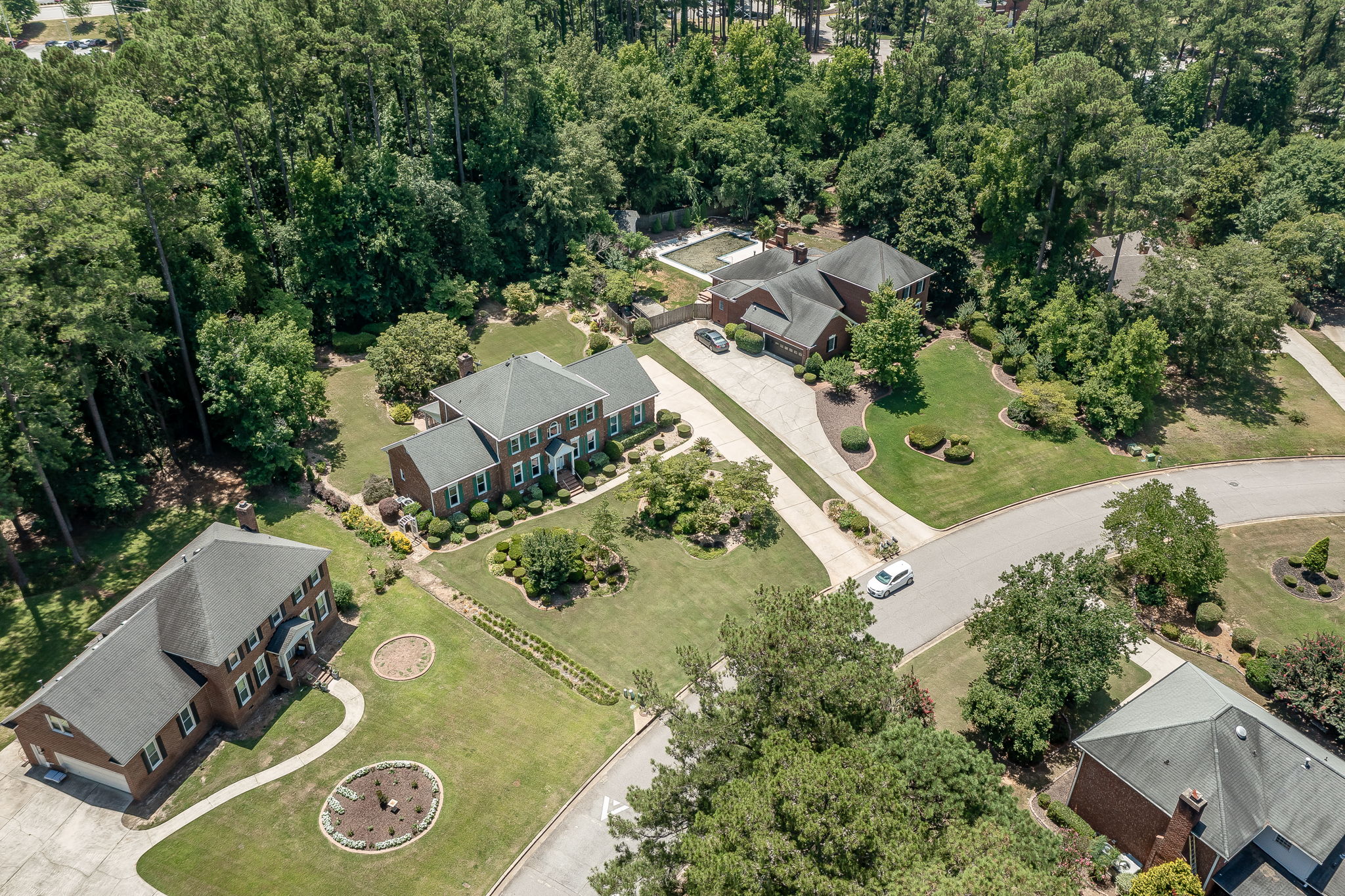 Aerial View Of Home