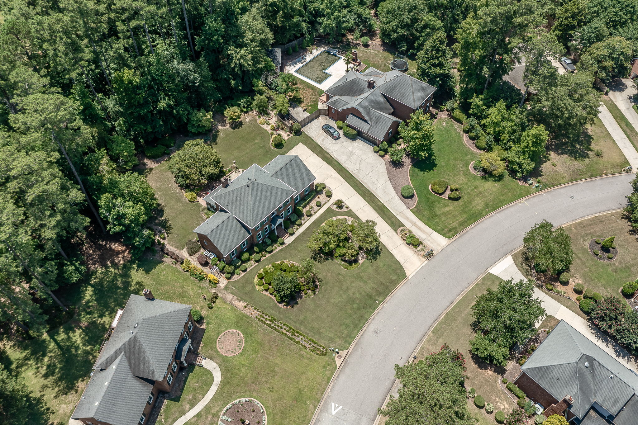 Aerial View Of Home