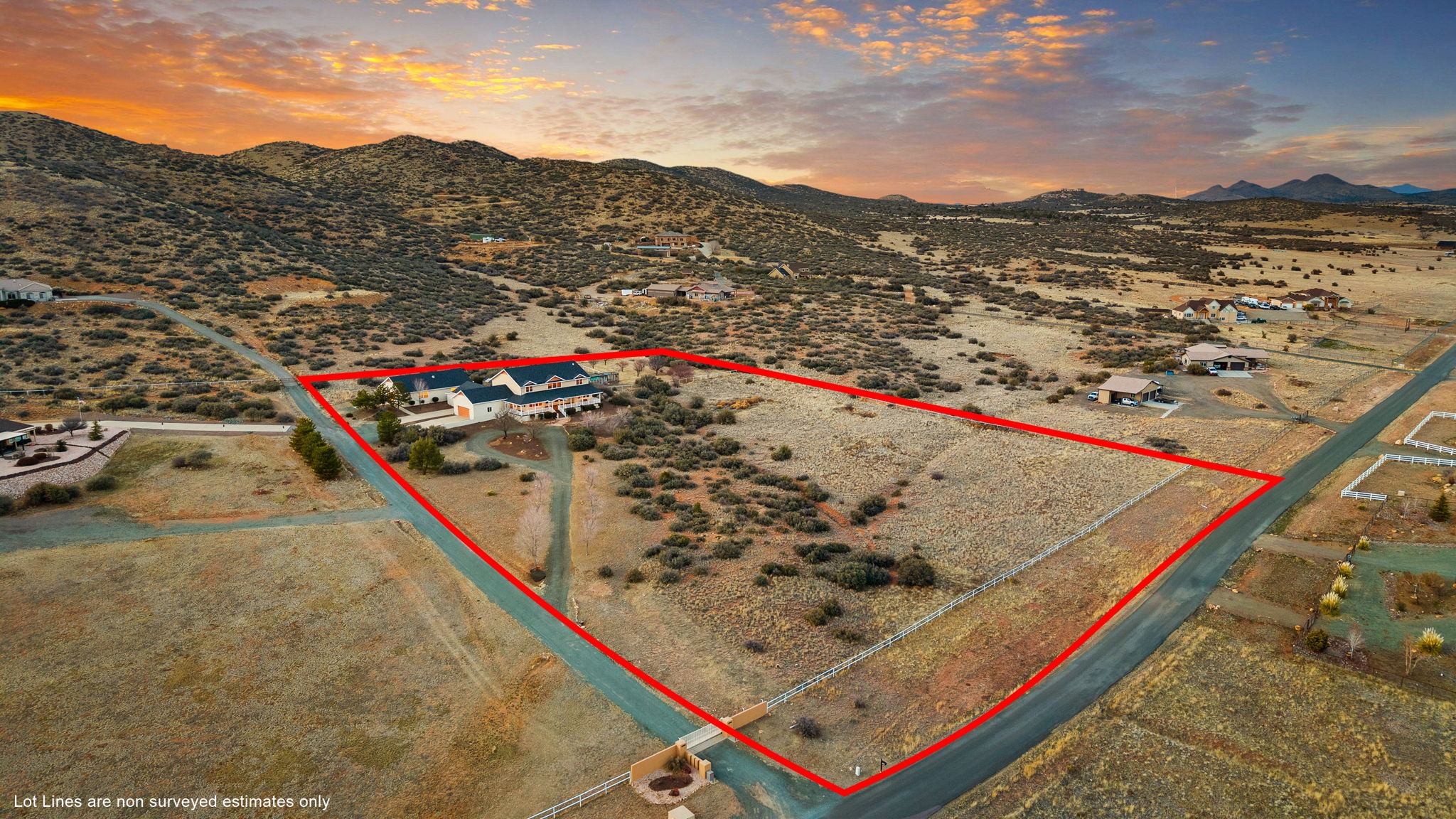 Aerial Front (2) Lot Lines