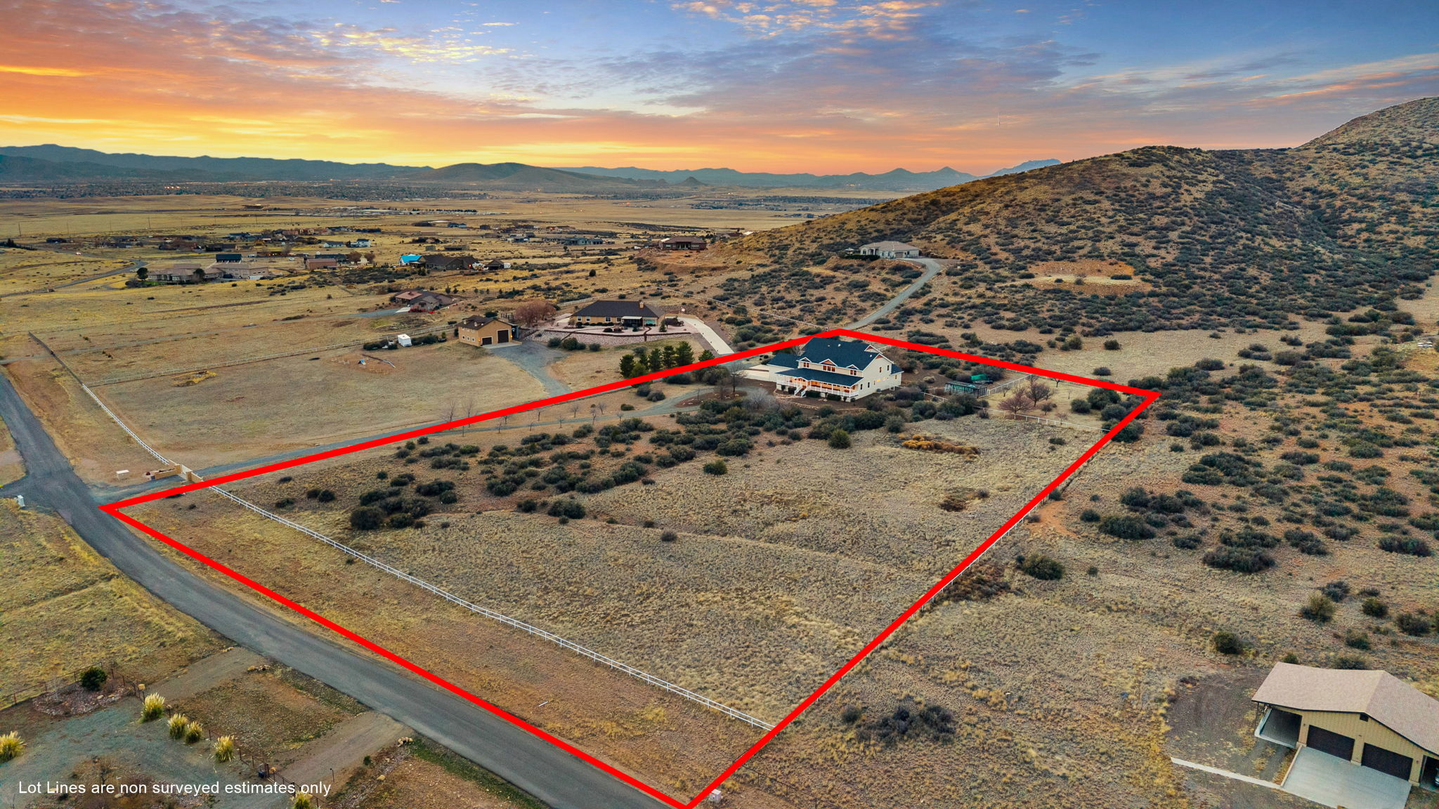 Aerial Front (3) Lot Lines