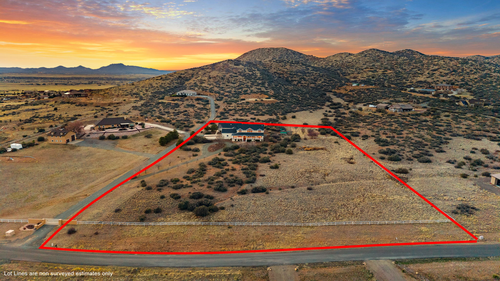 Aerial Front (1) Lot Lines