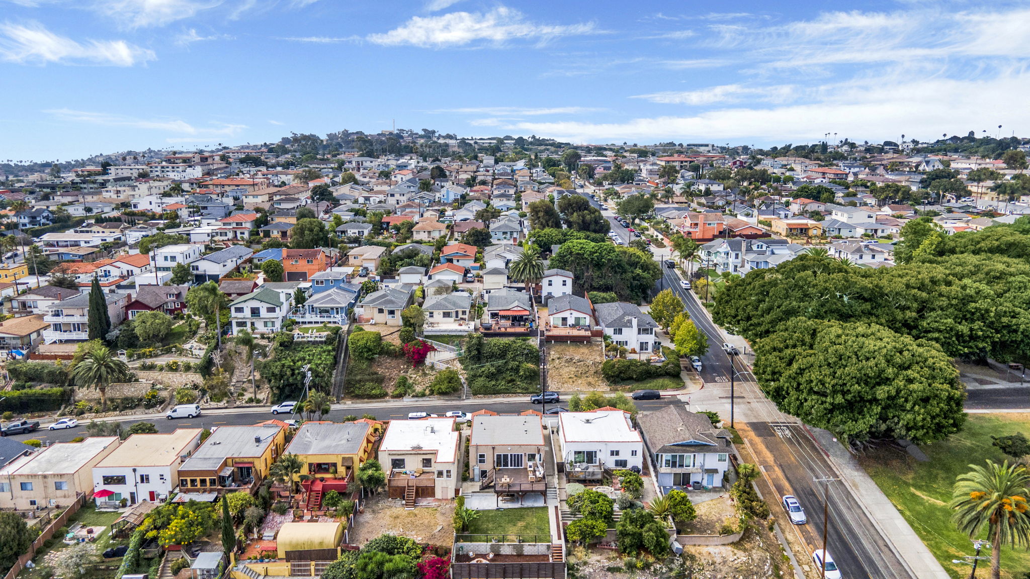 Kitchen sink window view from 878 W 21st St San Pedro