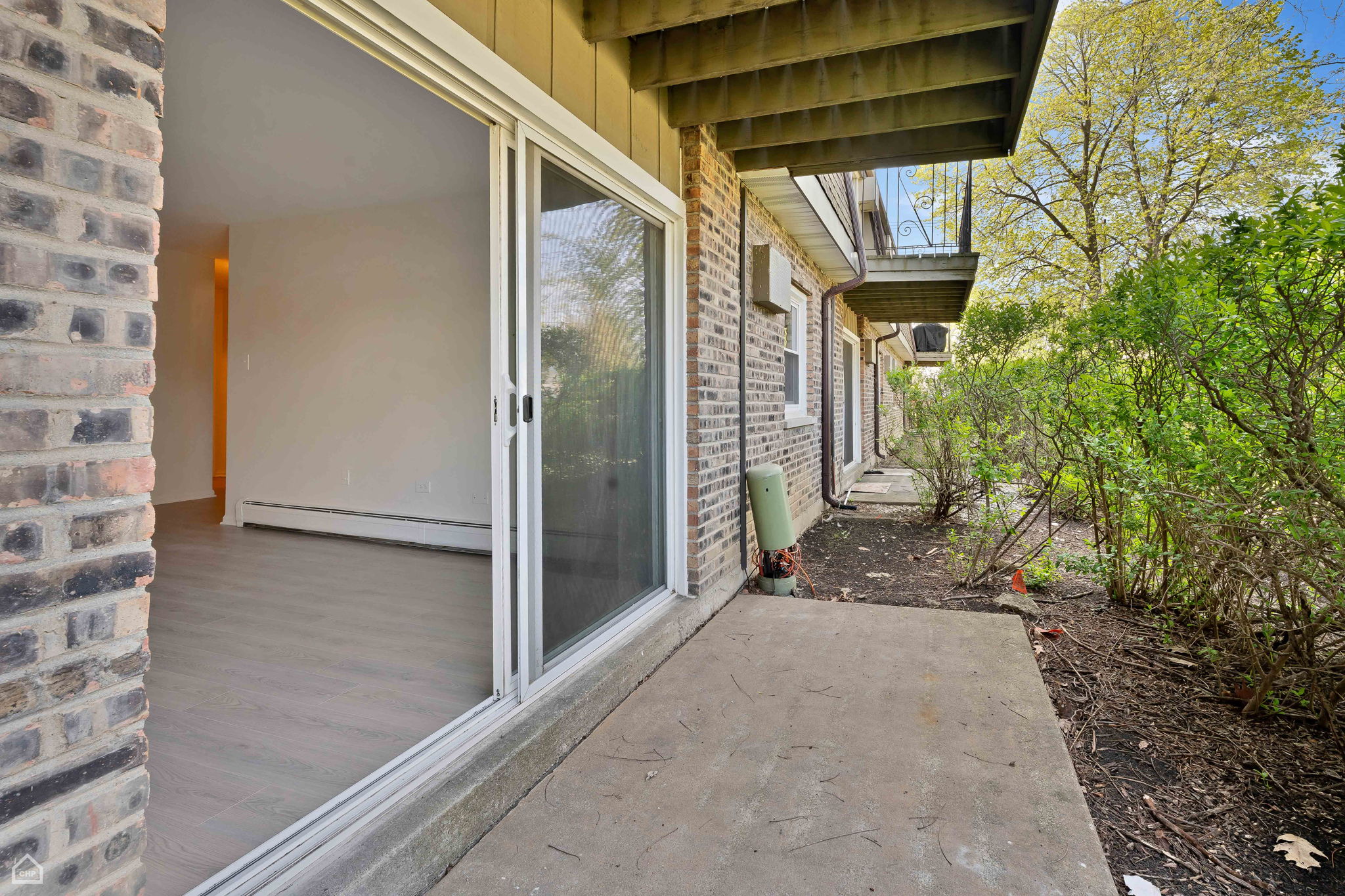 Enjoy the outdoors on your private patio, right off the living room via sliding glass doors