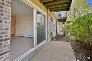Enjoy the outdoors on your private patio, right off the living room via sliding glass doors