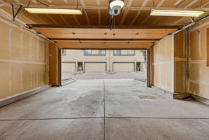 2-Car Attached Garage with Shelving
