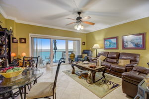 Living Room w Amazing Gulf View!