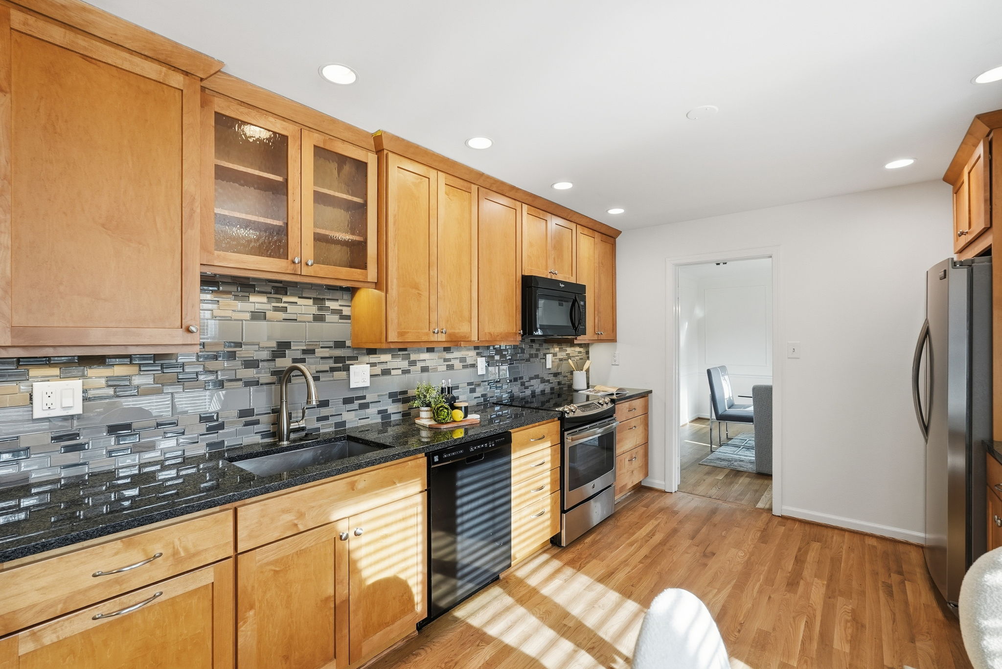 Kitchen with Granite Counters