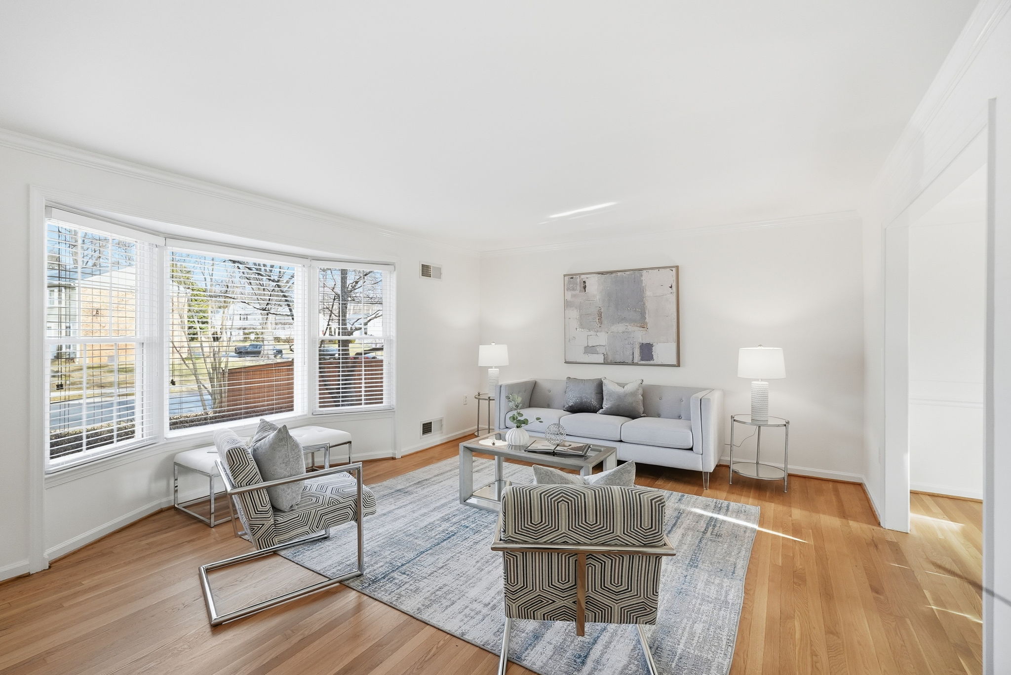 Light-Filled  Living Room