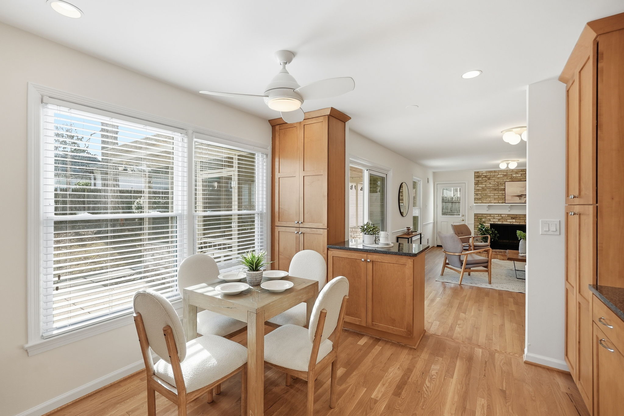 Sun-filled Breakfast Area